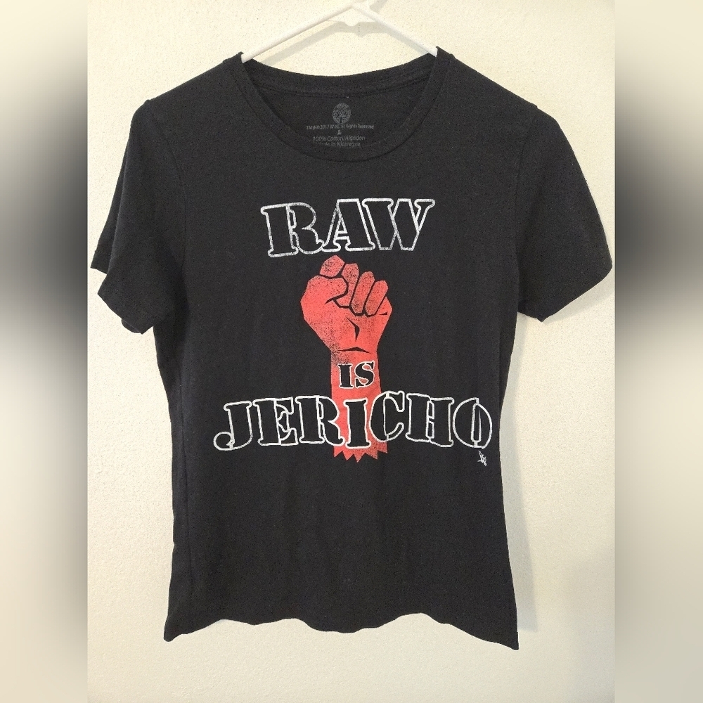 WWE Chris Jericho Raw is Jericho T Shirt Youth LARGE AEW Y2J WCW WWF
